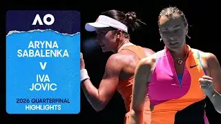 Aryna Sabalenka v Iva Jovic Highlights | Australian Open 2026 Quarterfinal