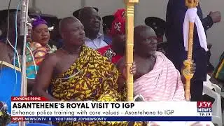 Asantehene’s royal visit to IGP: Enhance police training with core values - Asantehene to IGP.