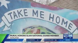 Ashland artist creates memorial mural honoring Spc. Sarah Beckstrom