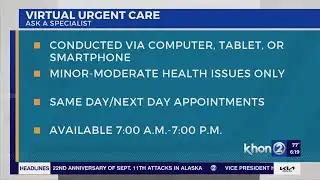 Ask a Specialist: Virtual Urgent Care