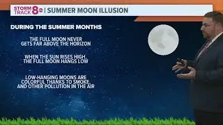 Ask Andrew: Why the moon appears bigger and brighter during the summer