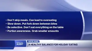 Ask Dr. Nandi: Eating well during the holidays without missing the joy