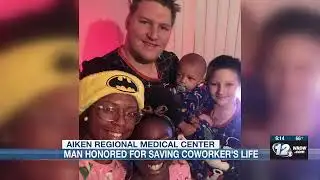 Aspiring nurse honored as lifesaver for saving co-worker’s life