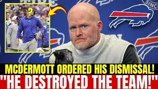 ASSISTANT COACH FIRED AFTER INTERNAL SCANDAL, MCDERMOTT LOSES CONTROL | Buffalo Bills News Today