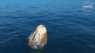 Astronauts return to Earth after being stuck in space for months: Raw video