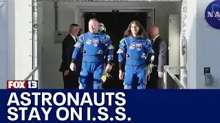 Astronauts to stay at I.S.S. longer than expected | FOX 13 Seattle