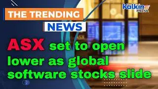 ASX set to open lower as global software stocks slide