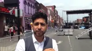 AT 5:30PM: Crews Set the Stage for CMA Fest