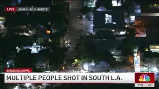 At least one person killed in South LA shooting