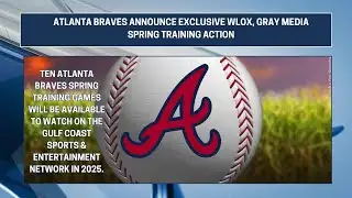 Atlanta Braves announce exclusive WLOX, Gray Media spring training action