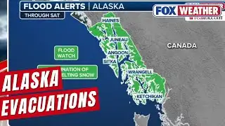 Atmospheric River Slamming Alaska, Bringing Flood, Avalanche Risk To Panhandle