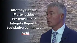 Attorney General Jackley Presents Public Integrity Report to Legislative Committee