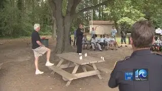 Attorney General Visits Summer Youth Camps