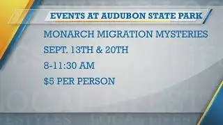 Audubon State Park Fall Activities (9/8/2025)