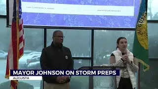 Augusta Mayor Garnett Johnson holds press conference on winter storm preparation