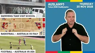 Auslan90 | Deaflympics Thursday 20/11/2025