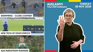 Auslan90 | Deaflympics Tuesday 25/11/2025