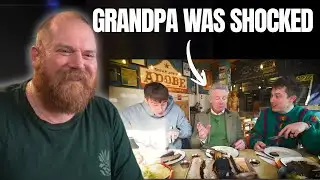 Aussie Reacts to Grandpa Trying Texas BBQ For The First TIme