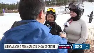 Austin Castro On ABC10 News Season Snow Drought