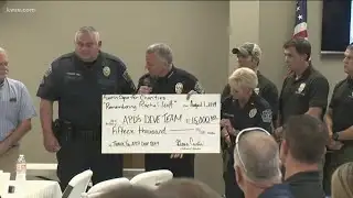Austin PD dive team receives $15,000 donation | KVUE
