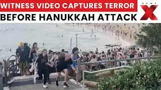 Australia Bondi Beach Shooting: raw Footage Shows Panic And People Fleeing In Bondi Beach Attack