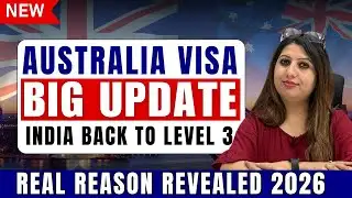 Australia Study Visa 2026 🇦🇺 | India Back to Level 3 | REAL Reason Explained (8 Jan Update