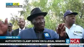 Authorities clamp down on illegal miners