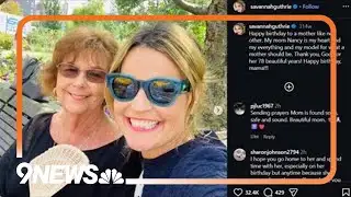 Authorities give update in search for Savannah Guthrie
