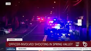 Authorities investigate Spring Valley officer-involved shooting