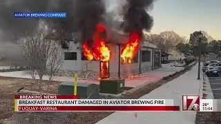 Aviator Brewing fire damages breakfast restaurant