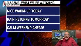 AWN Monday 2/2/26 Morning Statewide Forecast Update from James Spann
