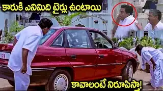 Babu Mohan Non-Stop Comedy Scenes..| Sneham Kosam Movie Chiranjeevi | iDream