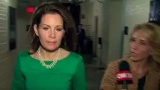 Bachmann dodges questions on her WH spending claims.