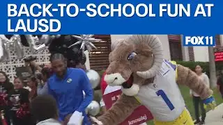 Back-to-school fun at LAUSD  | FOX 11 LA