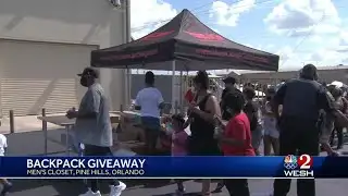 Backpack giveaway