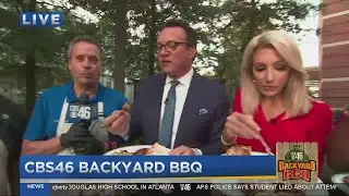 Backyard BBQ: CBS46 crew joins the bbq
