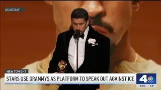 Bad Bunny opens Grammy speech calling for ‘ICE out