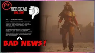 Bad News For Red Dead Online Players Daily challenges Wipe & Reset