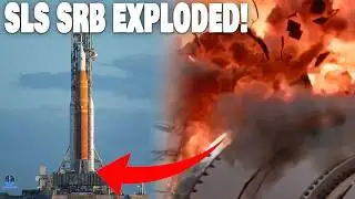 BAD NEWS! NASA SLS Booster anomaly EXPLODED & Blew off. What Exactly Happened?