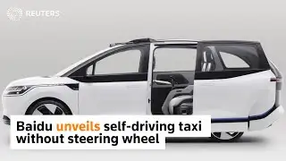 Baidu unveils self-driving taxi without steering wheel