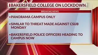 Bakersfield College campus on lockdown Tuesday morning