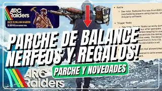 BALANCE PATCH, END OF COLD SNAP, GIFT AND CHEATS... - ARC RAIDERS