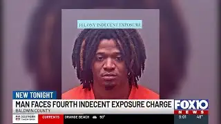 Baldwin County man arrested four times for indecent exposure, authorities say