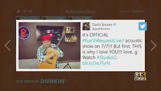 Baltimore Buzz: Garth Brooks Hosting Online Concert