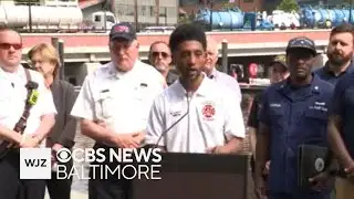 Baltimore Mayor Brandon Scott shares update on Inner Harbor fuel spill