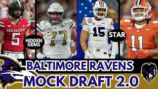 BALTIMORE RAVENS MOCK DRAFT 2.0!!! 7 ROUND MOCK DRAFT NO TRADES