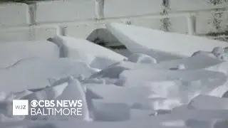 Baltimore residents concerned with many unplowed roads