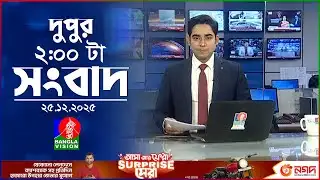 দুপুর ০২ টার বাংলাভিশন সংবাদ | ২৫ ডিসেম্বর ২০২৫ | BanglaVision 2 PM News Bulletin | 25 Dec 2025