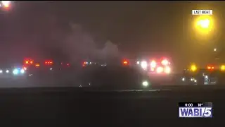 Bangor airport officials say six people died on plane that crashed Sunday night