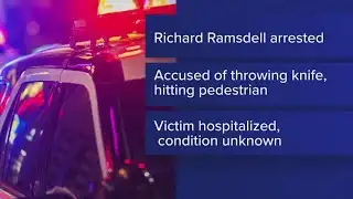 Bangor man faces aggravated assault charge after allegedly throwing knife from vehicle